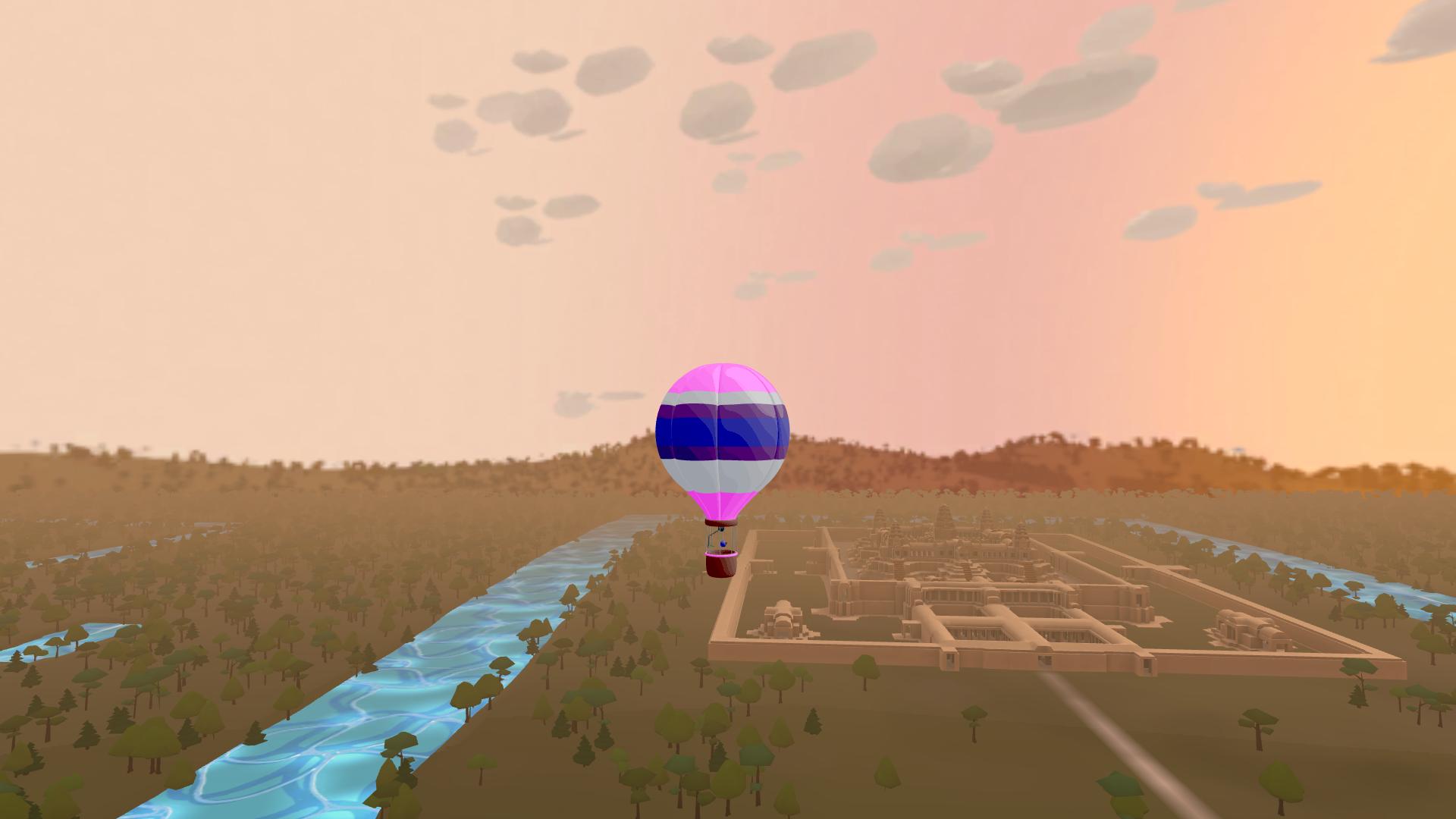 Hot Air Balloon View